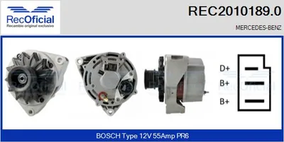 Alternator Mercedes-Benz 124 Coupe · Mercedes-Benz 124 Saloon · Mercedes-Benz 124 T-Model