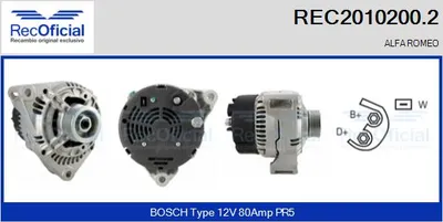 Alternator Alfa Romeo 145 · Alfa Romeo 146