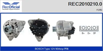 Alternator Ford KA