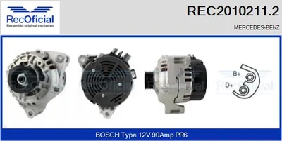 Alternator Mercedes-Benz E-CLASS · Mercedes-Benz E-CLASS T-Model · Mercedes-Benz SLK