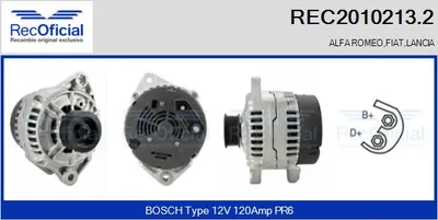 Alternator Lancia KAPPA · Fiat MAREA · Fiat MAREA Weekend