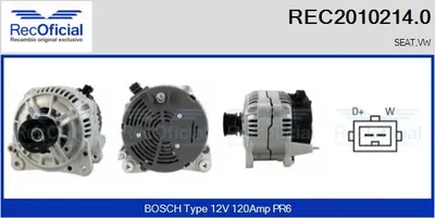 Alternator Vw PASSAT B3/B4 · Vw PASSAT B3/B4 Variant · Vw TRANSPORTER T4 Bus
