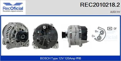 Alternator Audi 80 B4 Saloon · Audi 80 B4 Avant · Audi A4 B5