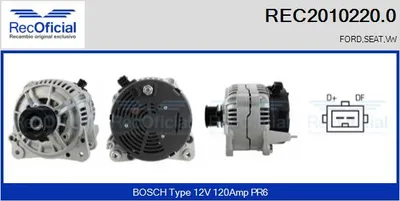 Alternator Seat CORDOBA · Seat TOLEDO I · Vw PASSAT B3/B4