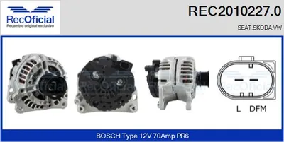 Alternator Seat CORDOBA · Vw POLO III · Seat IBIZA II