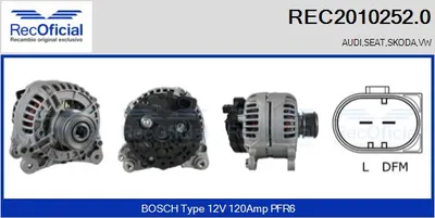 Alternator Seat AROSA · Vw LUPO I · Audi A2