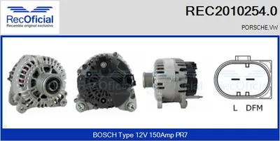 Alternator Porsche CAYENNE · Vw TOUAREG