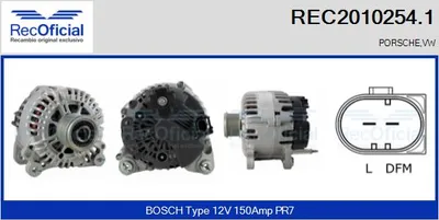 Alternator Porsche CAYENNE · Vw TOUAREG
