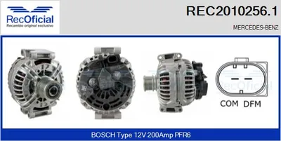 Alternator Mercedes-Benz VIANO · Mercedes-Benz VITO Bus · Mercedes-Benz VITO / MIXTO Van