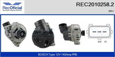 Alternator Bmw 7 · Bmw 5 · Bmw 5 Touring