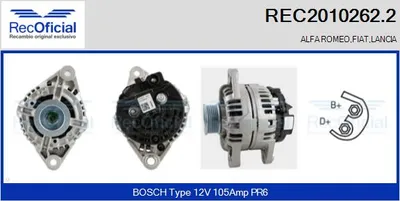 Alternator Lancia KAPPA · Alfa Romeo 145 · Alfa Romeo 155