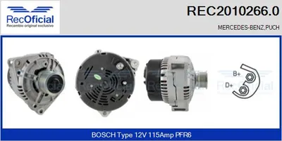 Alternator Mercedes-Benz S-CLASS · Mercedes-Benz G-CLASS · Mercedes-Benz T1 Bus