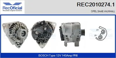 Alternator Saab 9-5 · Opel ASTRA G Hatchback · Opel ASTRA G Estate