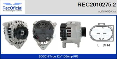 Alternator Audi A4 B5 · Vw PASSAT B5 · Audi A6 C5