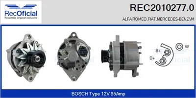 Alternator Alfa Romeo 164