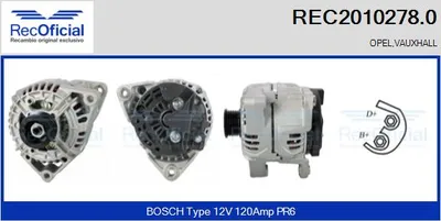 Alternator Opel OMEGA B Estate · Opel VECTRA B Hatchback · Opel VECTRA B