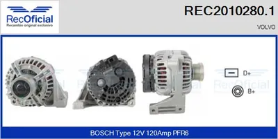 Alternator Volvo S40 I · Volvo V40 Estate · Volvo V70 I