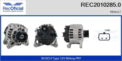 Alternator Renault MODUS / GRAND MODUS · Renault CLIO III · Renault TWINGO II