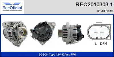 Alternator Honda ACCORD VI · Honda ACCORD VI Coupe · Honda ACCORD VI Hatchback