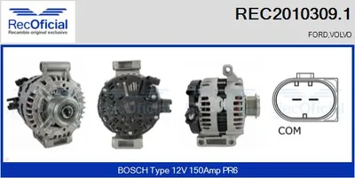 Alternator Volvo S80 II · Ford GALAXY II · Ford S-MAX
