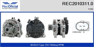 Alternator Ford GALAXY II · Ford S-MAX · Ford C-MAX