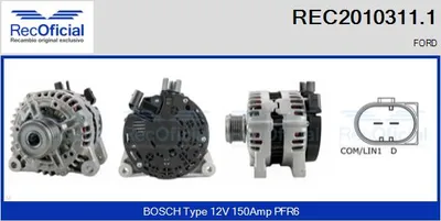 Alternator Ford GALAXY II · Ford S-MAX · Ford C-MAX