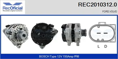 Alternator Volvo S80 II · Ford MONDEO IV Saloon · Ford MONDEO IV