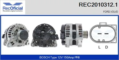 Alternator Volvo S80 II · Ford MONDEO IV Saloon · Ford MONDEO IV