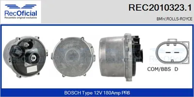 Alternator Bmw 7 · Rolls-Royce PHANTOM VII · Rolls-Royce PHANTOM VII Drophead Coupe