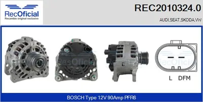 Alternator Seat AROSA · Vw LUPO I · Audi A2
