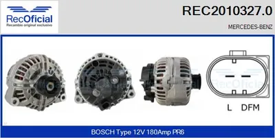 Alternator Mercedes-Benz G-CLASS · Mercedes-Benz S-CLASS · Mercedes-Benz S-CLASS Coupe