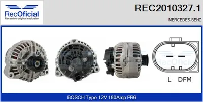 Alternator Mercedes-Benz G-CLASS · Mercedes-Benz S-CLASS · Mercedes-Benz S-CLASS Coupe