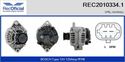 Alternator Opel VECTRA C · Opel VECTRA C GTS · Opel SIGNUM Hatchback
