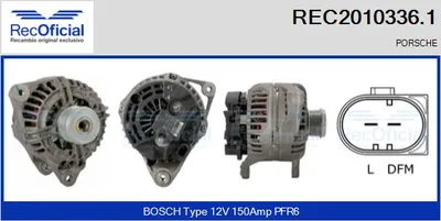Alternator Porsche BOXSTER · Porsche 911 · Porsche 911 Convertible