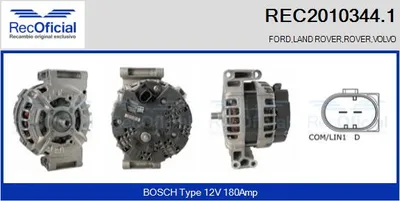 Alternator Volvo XC90 I · Volvo S80 II · Ford GALAXY II