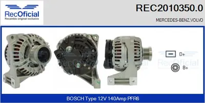 Alternator Volvo S40 I · Volvo V40 Estate · Volvo V70 I