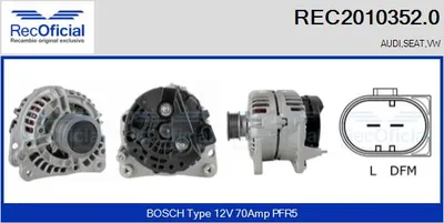 Alternator Vw POLO III · Seat AROSA · Vw LUPO I