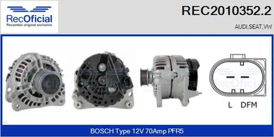 Alternator Vw POLO III · Seat AROSA · Vw LUPO I
