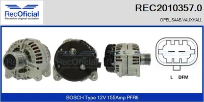 Alternator Opel VECTRA C · Opel VECTRA C GTS · Saab 9-3