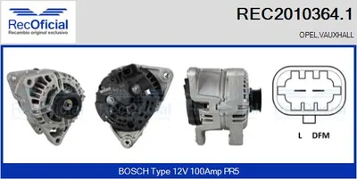 Alternator Opel AGILA · Opel ASTRA H · Opel ASTRA H Estate