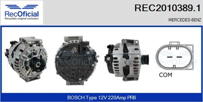 Alternator Mercedes-Benz VIANO · Mercedes-Benz VITO Bus · Mercedes-Benz VITO / MIXTO Van