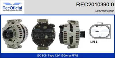 Alternator Mercedes-Benz G-CLASS · Mercedes-Benz G-CLASS Cabrio · Mercedes-Benz SL