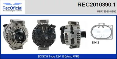 Alternator Mercedes-Benz G-CLASS · Mercedes-Benz G-CLASS Cabrio · Mercedes-Benz SL