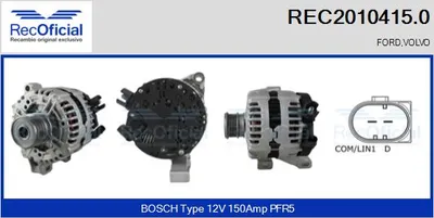 Alternator Volvo S80 II · Ford S-MAX · Volvo C70 II Convertible