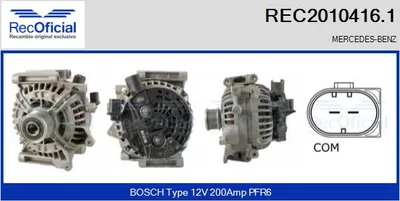 Alternator Mercedes-Benz E-CLASS · Mercedes-Benz E-CLASS T-Model