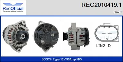 Alternator Smart FORTWO Coupe