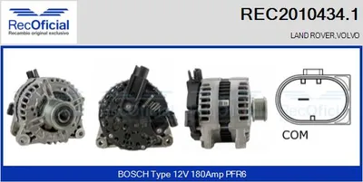 Alternator Volvo S80 II · Land Rover FREELANDER 2 · Volvo V70 III
