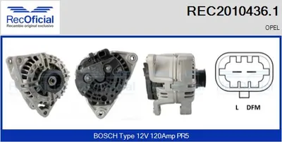 Alternator Opel ASTRA G Hatchback · Opel ASTRA G Saloon · Opel COMBO Box Body/MPV
