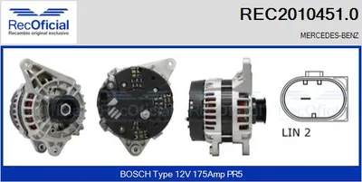 Alternator Mercedes-Benz B-CLASS Sports Tourer · Mercedes-Benz A-CLASS · Mercedes-Benz CLA Coupe
