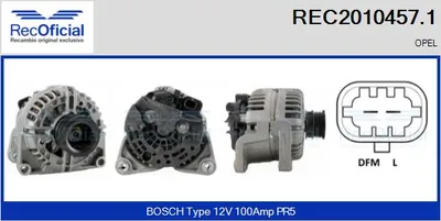 Alternator Opel VECTRA C · Opel VECTRA C GTS · Opel SIGNUM Hatchback